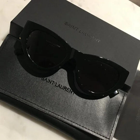 Saint Laurent Black Sunglasses SL M94 - Picture 5 of 9